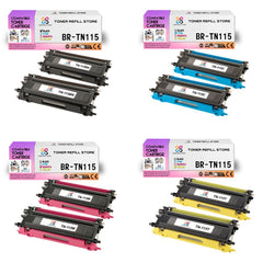 8PK Premium Compatible TN-115 Toner Cartridges for the Brother DCP-9040 HL-4040