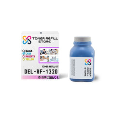 Dell 1320 High Yield Cyan Toner Refill Kit With 1 Reset Chip