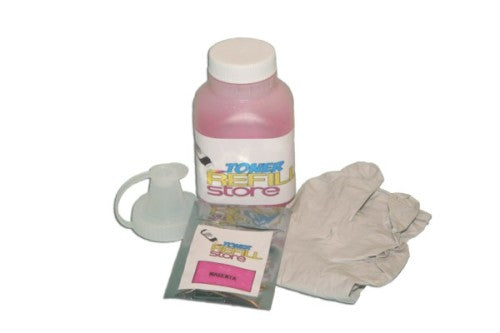 HP CP2025 High Yield Magenta Toner Refill Kit With Chip