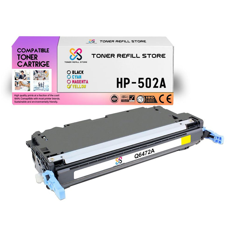 HP Color LaserJet Q6472A 3600 3600n Compatible Yellow Cartridge