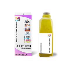 Lexmark C524 High Yield Yellow Toner Refill Kit