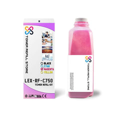 Lexmark C750 High Yield Magenta Toner Refill Kit With Chip