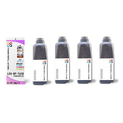 Lexmark T630 T632 T634 12A7365 4 Pack Toner Refill With Chip
