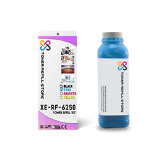 Xerox Phaser 6250 High Yield Cyan Toner Refill Kit With Chip