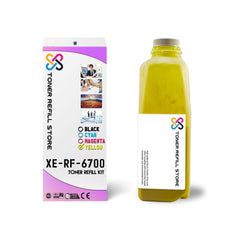 Xerox Phaser 6360 High Yield Yellow Toner Refill Kit With Chip