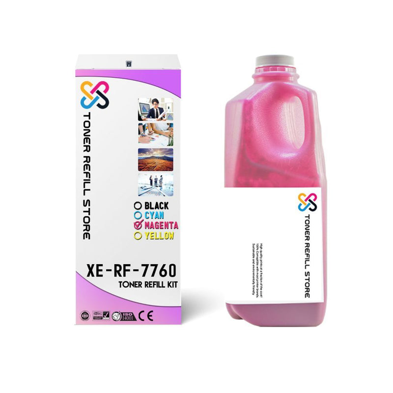 Xerox Phaser 7760 106R01161 Magenta Toner Refill With Chip