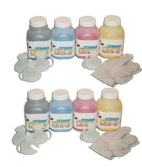 8 Pack High Yield Toner Refill compatible with thhe Samsung CLP-320 CLP-325 CLX-3185 NO CHIPS