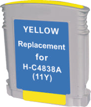 HP C4838A #11 Yellow Compatible Ink Cartridge