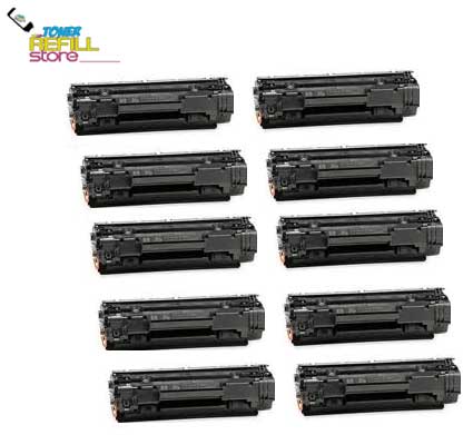 10 Pack CE285A Premium Compatible Toner Cartridges for the HP LaserJet M1132, M1212nf, P1102, P1102W