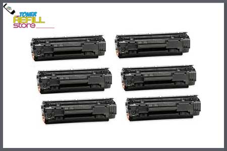 6 Pack CE278A Premium Compatible Toner Cartridges for the HP LaserJet M1536dnf, P1606dn