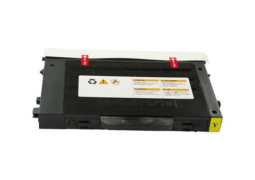 Yellow Toner Cartridge compatible with the Samsung CLP-500 CLP-550 CLP-500D5Y