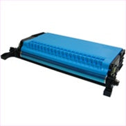 Cyan Toner Cartridge compatible with the Samsung CLP-600 CLP-650 CLP-C600A