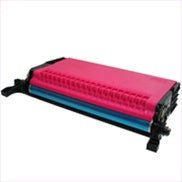 Magenta Toner Cartridge compatible with the Samsung CLP-600 CLP-650 CLP-M600A