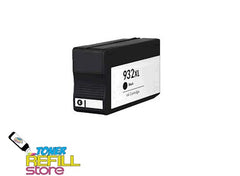 Black Compatible High Yield Ink Cartridge for HP CN053AN - 932XL - Shows Accurate Ink Levels