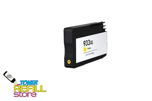 Yellow Compatible High Yield Ink Cartridge for HP CN056AN - 933XL - Shows Accurate Ink Levels