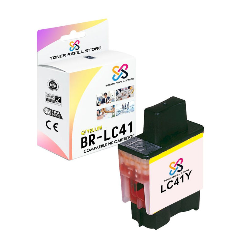 Brother LC41Y LC41 Yellow Compatible Ink Cartridge
