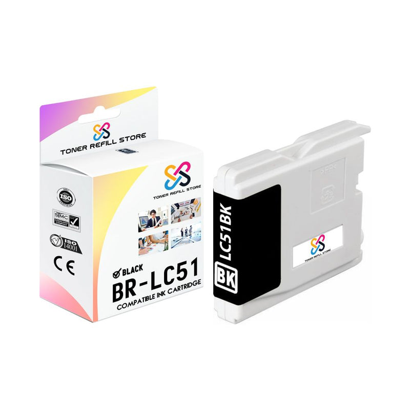 Brother LC51BK LC51 Black Compatible Ink Cartridge