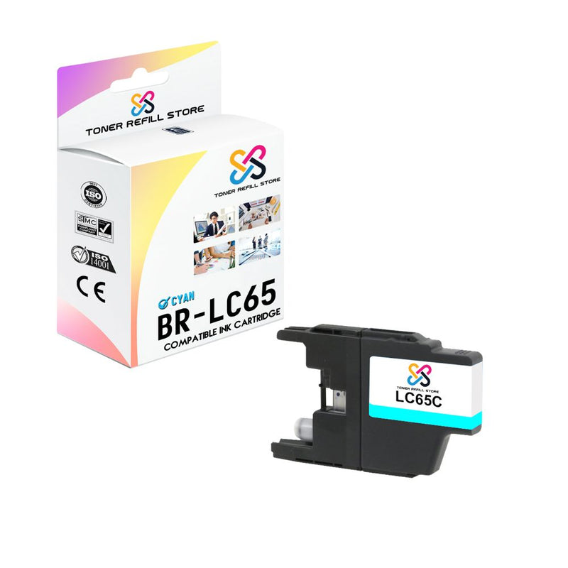 Brother LC65C LC65 Cyan Compatible Ink Cartridge