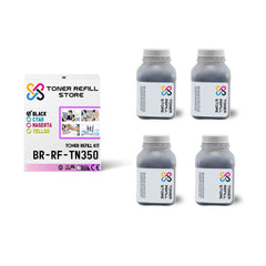 Brother TN-350 Toner Refill Kit 4 Pack