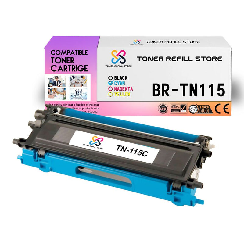 Brother TN115 TN115C HL-4040 Cyan Compatible Toner Cartridge