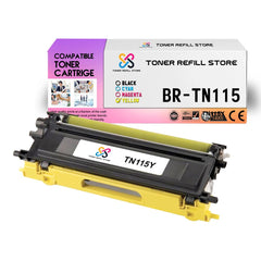 Brother TN115 TN115Y HL-4040 Yellow Compatible Toner Cartridge