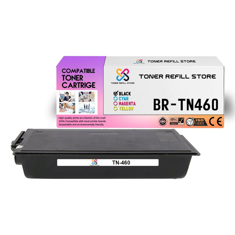 Brother TN-460 TN460 High Yield Compatible Toner Cartridge