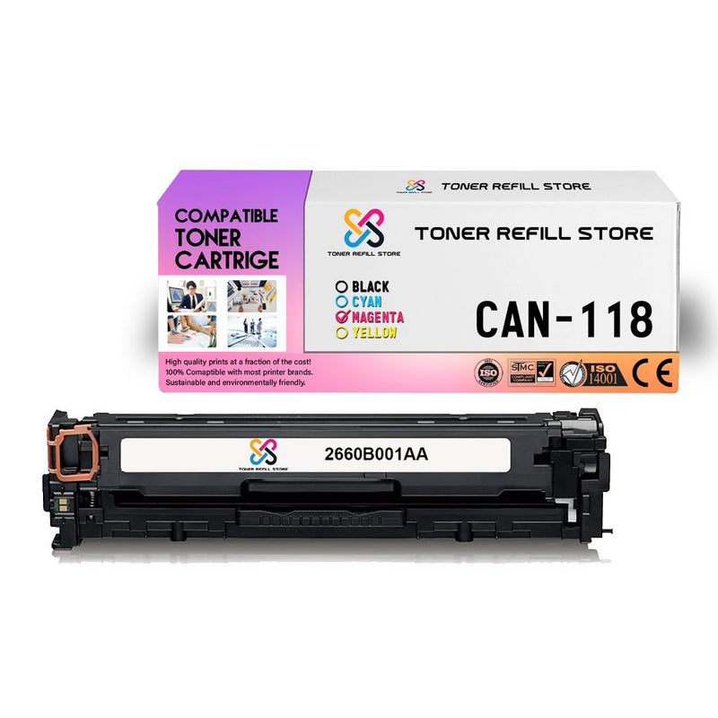 Canon 118 2660B001AA Magenta Compatible High Yield Toner Cartridge