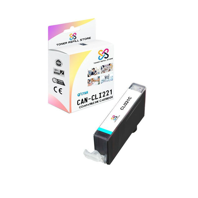 Canon CLI-221C CLI-221 Compatible Cyan Ink Cartridge