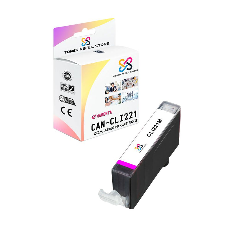Canon CLI-221M CLI-221 Compatible Magenta Ink Cartridge