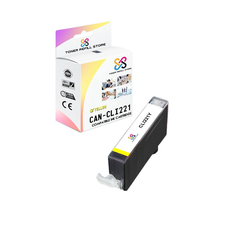 Canon CLI-221Y CLI-221 Compatible Yellow Ink Cartridge