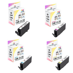 Canon CLI-8 4 Pack Compatible Ink Cartridges 1 of each