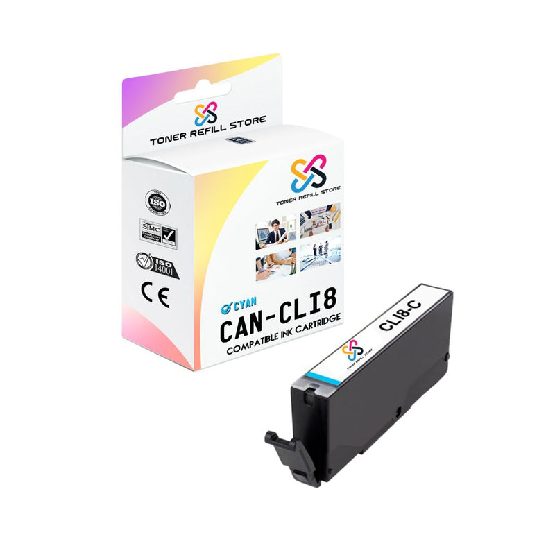 Canon CLI-8C CLI-8 Compatible Cyan Ink Cartridge