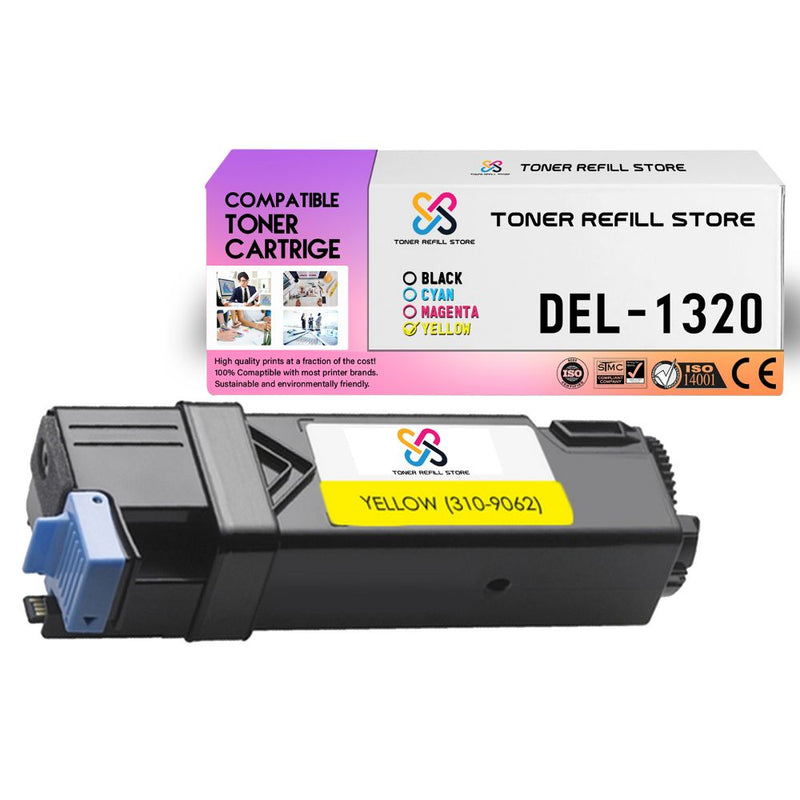 Dell 1320 1320c 310-9062 Yellow High Yield Compatible Toner Cartridge