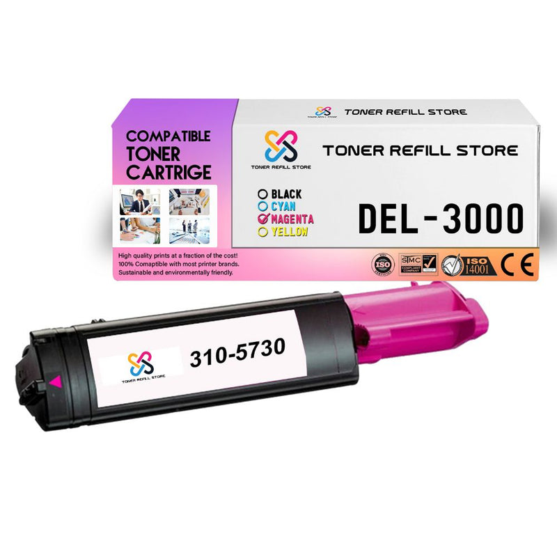 Dell 3000 3100 310-5730 310-5738 Magenta Compatible Toner Cartridge