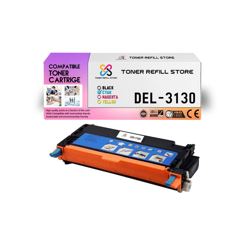 Dell 3130 330-1194 330-1199 Cyan Compatible Toner Cartridge