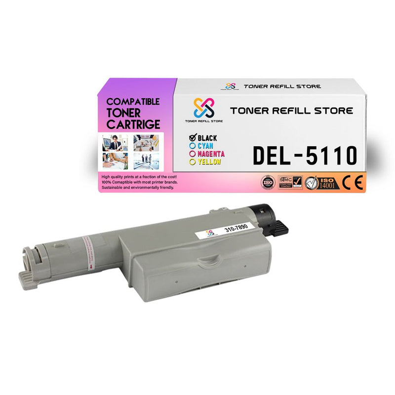 Dell 5110 5110cn Black High Yield Compatible Toner Cartridge