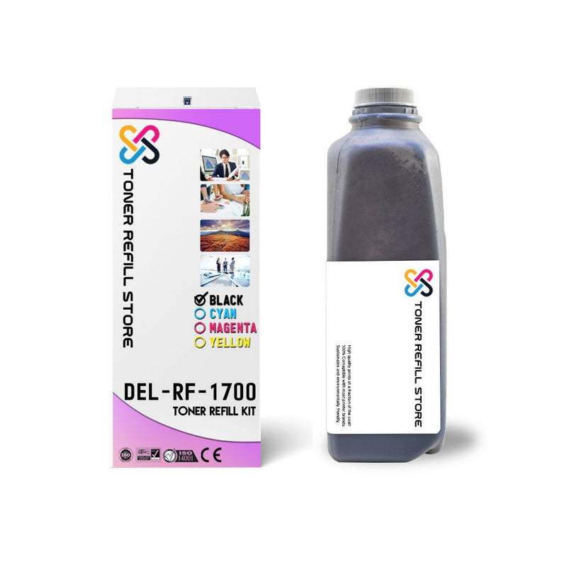 Dell 1700 High Yield Black Toner Refill Kit With 1 Reset Chip