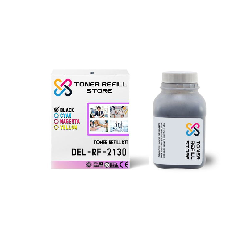 Dell 2130 High Yield Black Toner Refill Kit With 1 Reset Chip