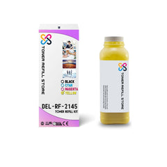 Dell 2145 2145c 2145cn High Yield Yellow Toner Refill With Chip