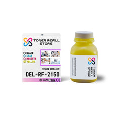 Yellow High Yield Toner Refill Compatible with Dell 2150 2150cn 2155MFP with chip