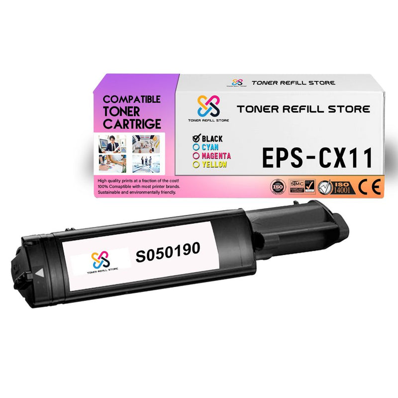 Epson ActionLaser S050190 CX11K CX11 Black Compatible Toner Cartridge