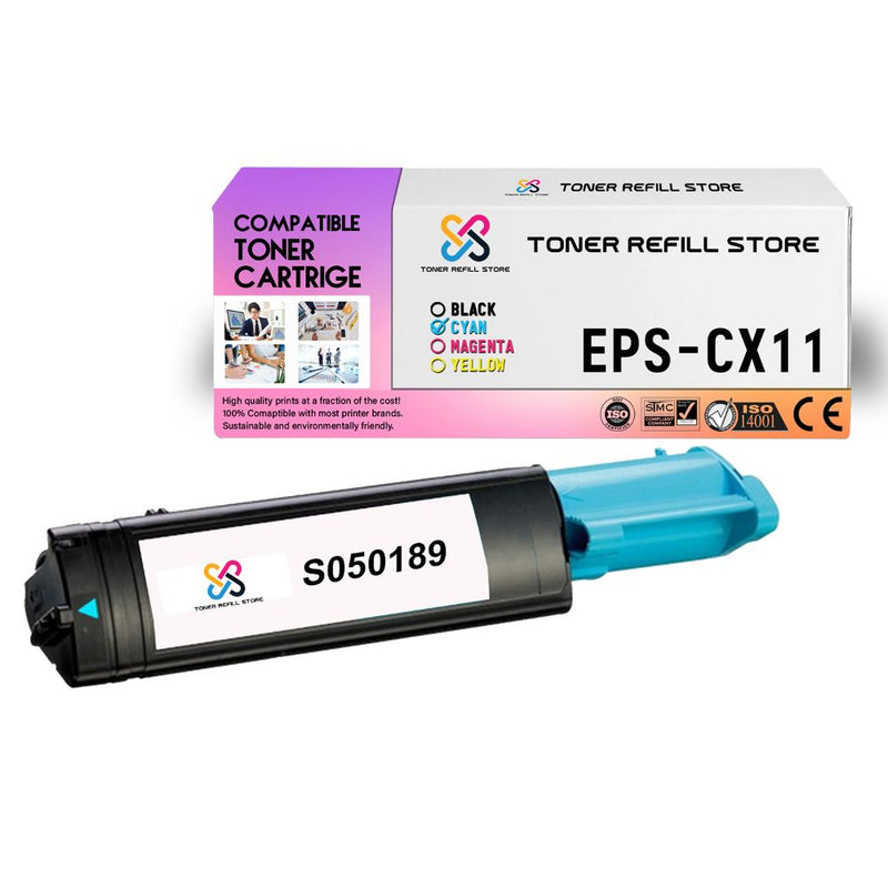 Epson ActionLaser S050189 CX11C CX11 Cyan Compatible Toner Cartridge