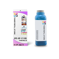 Epson C1100 High Yield Cyan Toner Refill Kit With 1 Chip