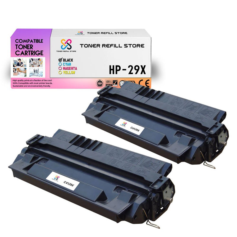 2-Pack Premium Compatible C4129X 29X Toner Cartridge for the HP LaserJet 5000 5100