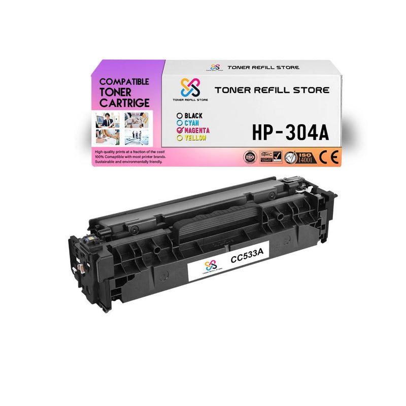 HP Color LaserJet CC533A CP2025 Magenta Compatible Toner Cartridge