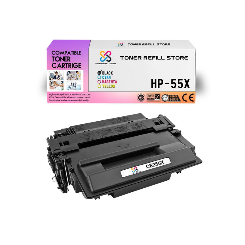 HP CE255X High Yield Compatible Toner Cartridge for the P3015