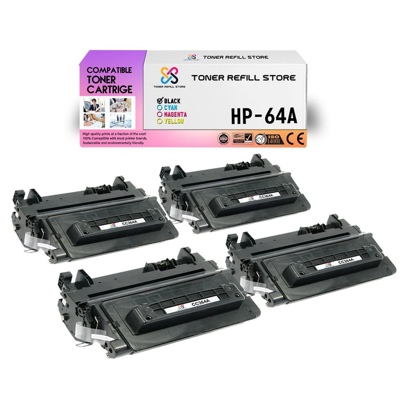 4 Pack CC364A Premium Compatible Toner Cartridges for the HP LaserJet P4014, P4014dn, P4014n