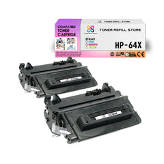 2 Pack CC364X Premium Compatible Toner Cartridges for the HP LaserJet P4015, P4515, P4015dn