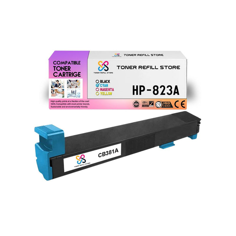 HP CB381A Cyan Compatible Toner Cartridge for the Color LaserJet
