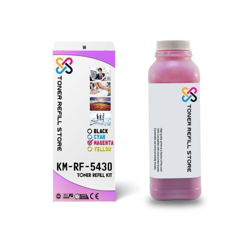 Konica Minolta 5430 5440 5450 Magenta Toner Refill With Chip